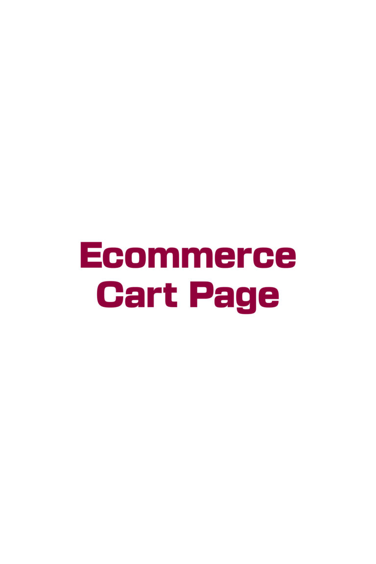 Ecommerce Cart Page