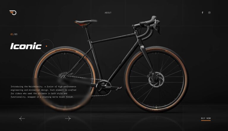 WEB DESIGN FOR BIKE SHOP